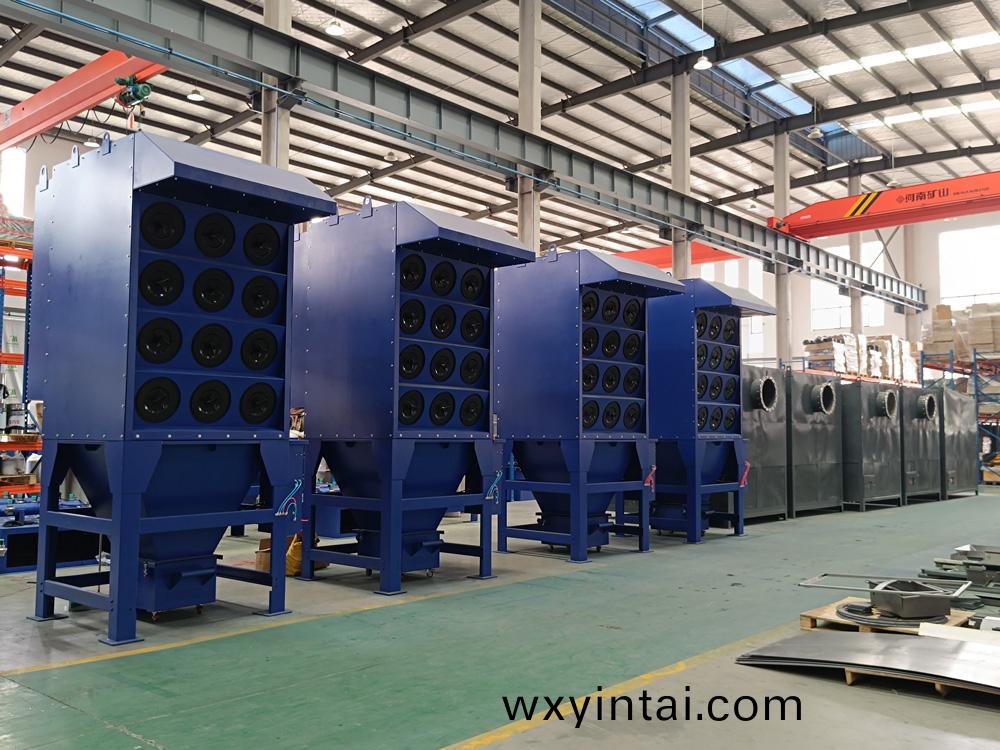 Dust collector production workshop